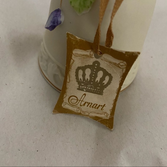 Arnart vintage ivory bisque porcelain mission bell - Picture 9 of 11